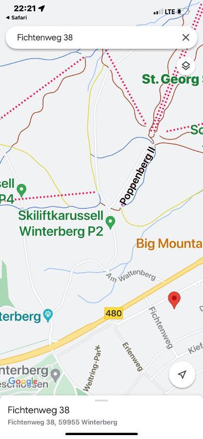 Appartement An Der Erlebniskappe Mit Fahrradkeller Winterberg Exteriér fotografie